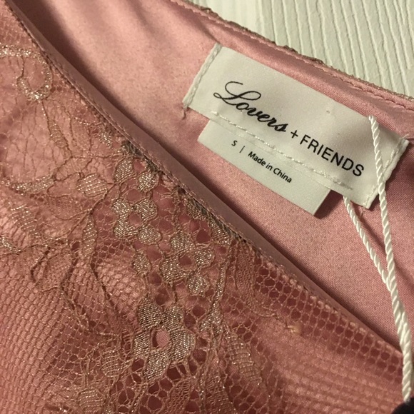 Lovers + Friends Elora Midi Dress in Metallic Rose - Picture 8 of 16